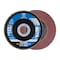 Pferd 4-1/2" x 7/8" A.H. POLIFAN Flap Disc - A SG STEELOX, Aluminum oxide, 80 Grit, Conical 62204 - alternate 1